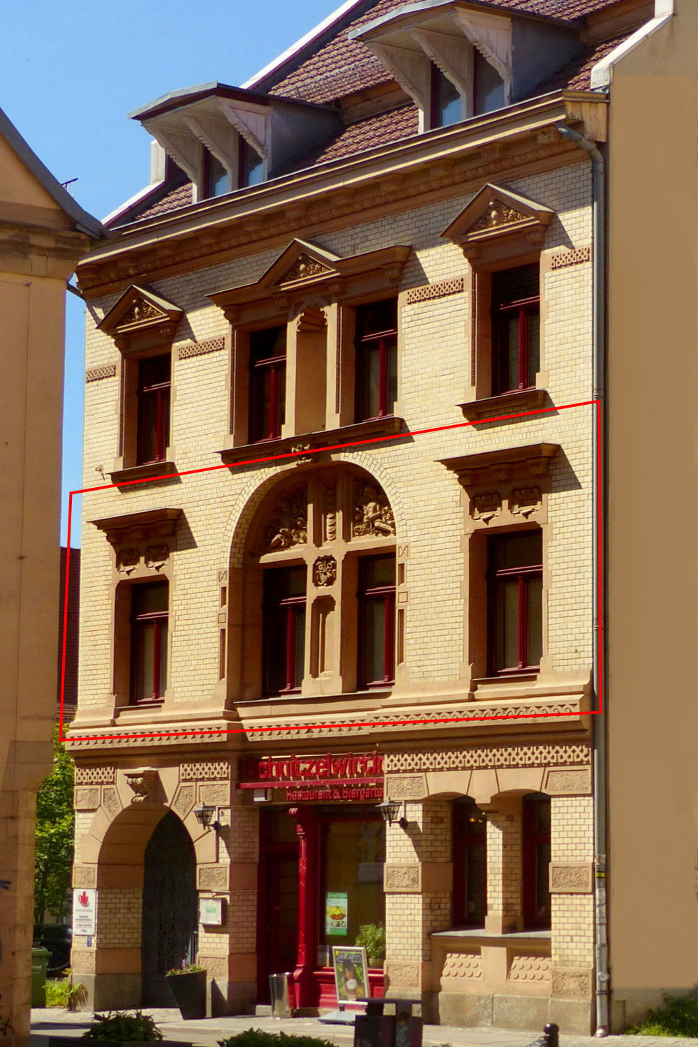 Grundriss der Büroetage